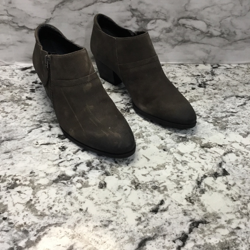 Franco Sarto Greco Suede Ankle   Boot Booties - Picture 7 of 13